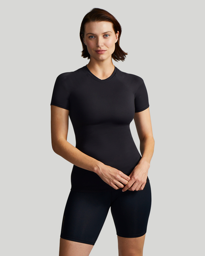 Hourglass Sculpting Self Heating Short Sleeve