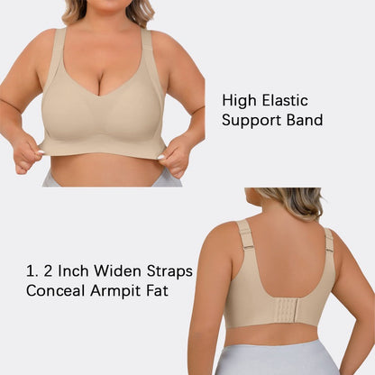 Daily Comfort Wireless Shaper Bra-Black