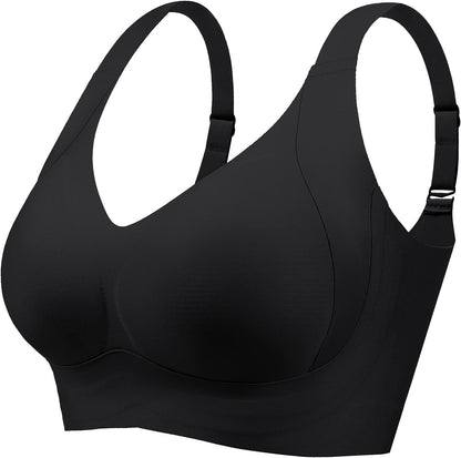 Daily Comfort Wireless Shaper Bra-Black