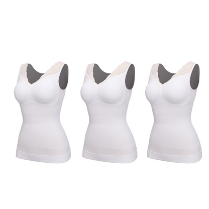 Hourglass Sculpting Vest with  Built-in Bra