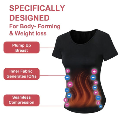 Hourglass Sculpting Self Heating Short Sleeve