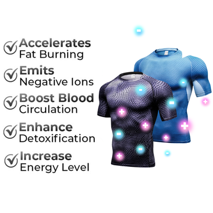 GOFITUK™ IONIC Energy Field Therapy Compression Shirt