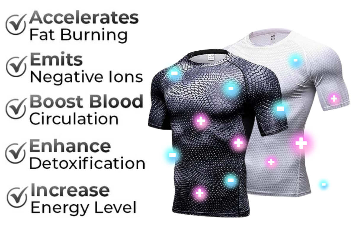 MaxMotion™ IONIC Energy Field Therapy Shirt for Men