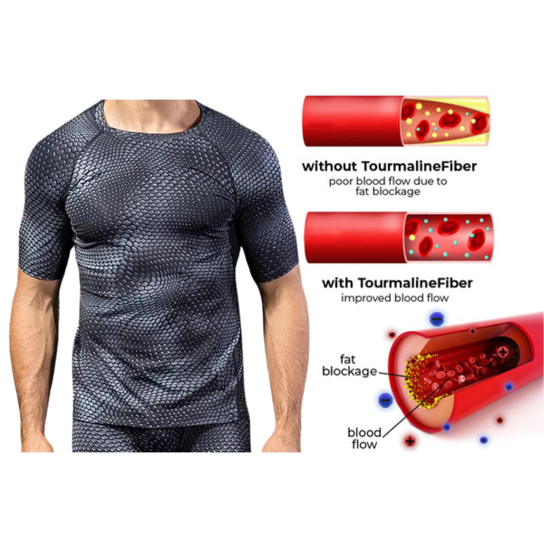 GOFITUK™ IONIC Energy Field Therapy Compression Shirt