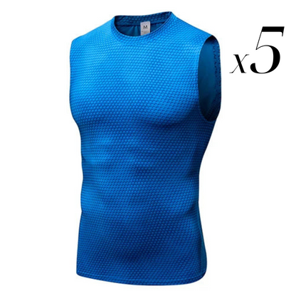 Pack 5 - FIBERFIT™ IONIC Energy Field Therapy Vest for Men