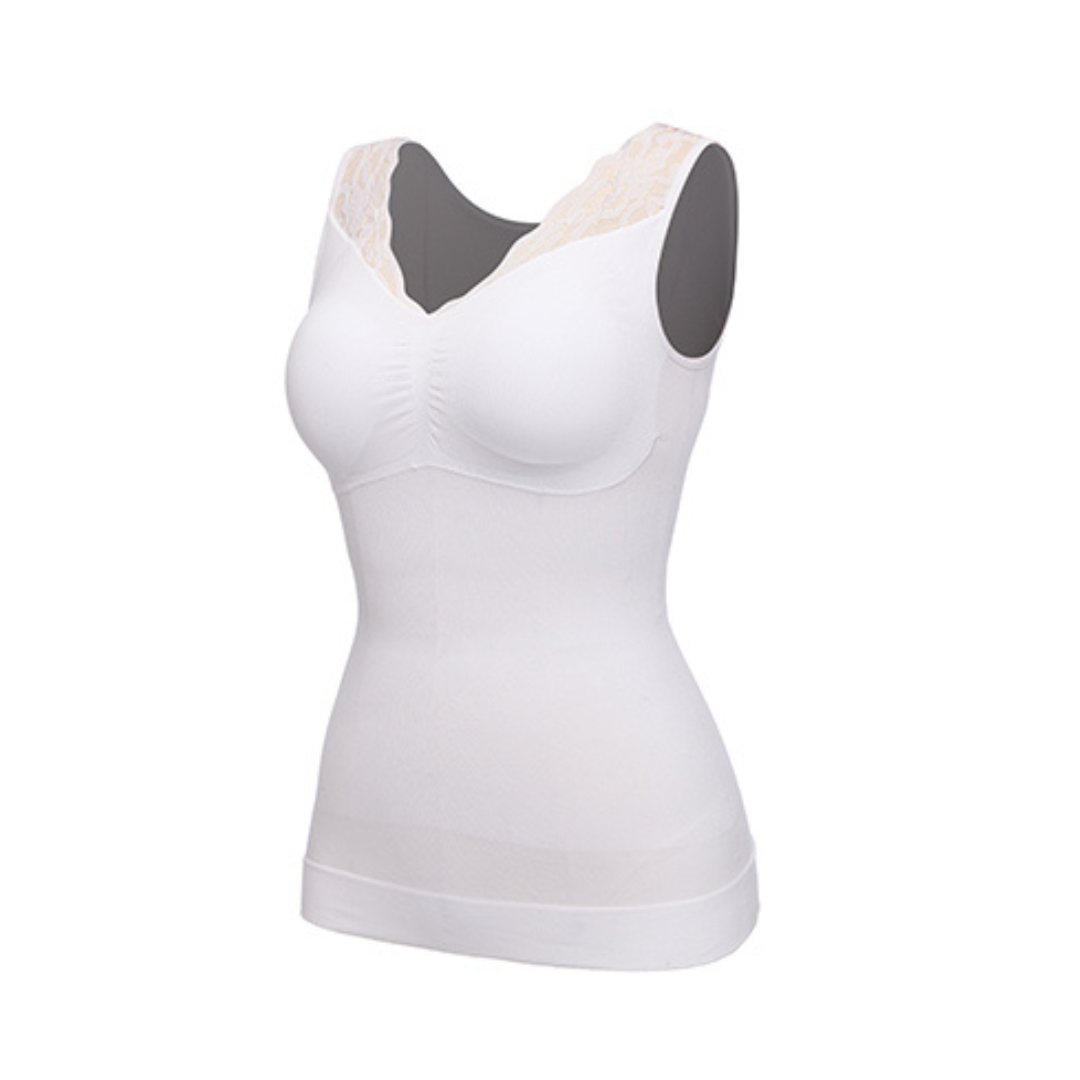 Hourglass Sculpting Vest with  Built-in Bra