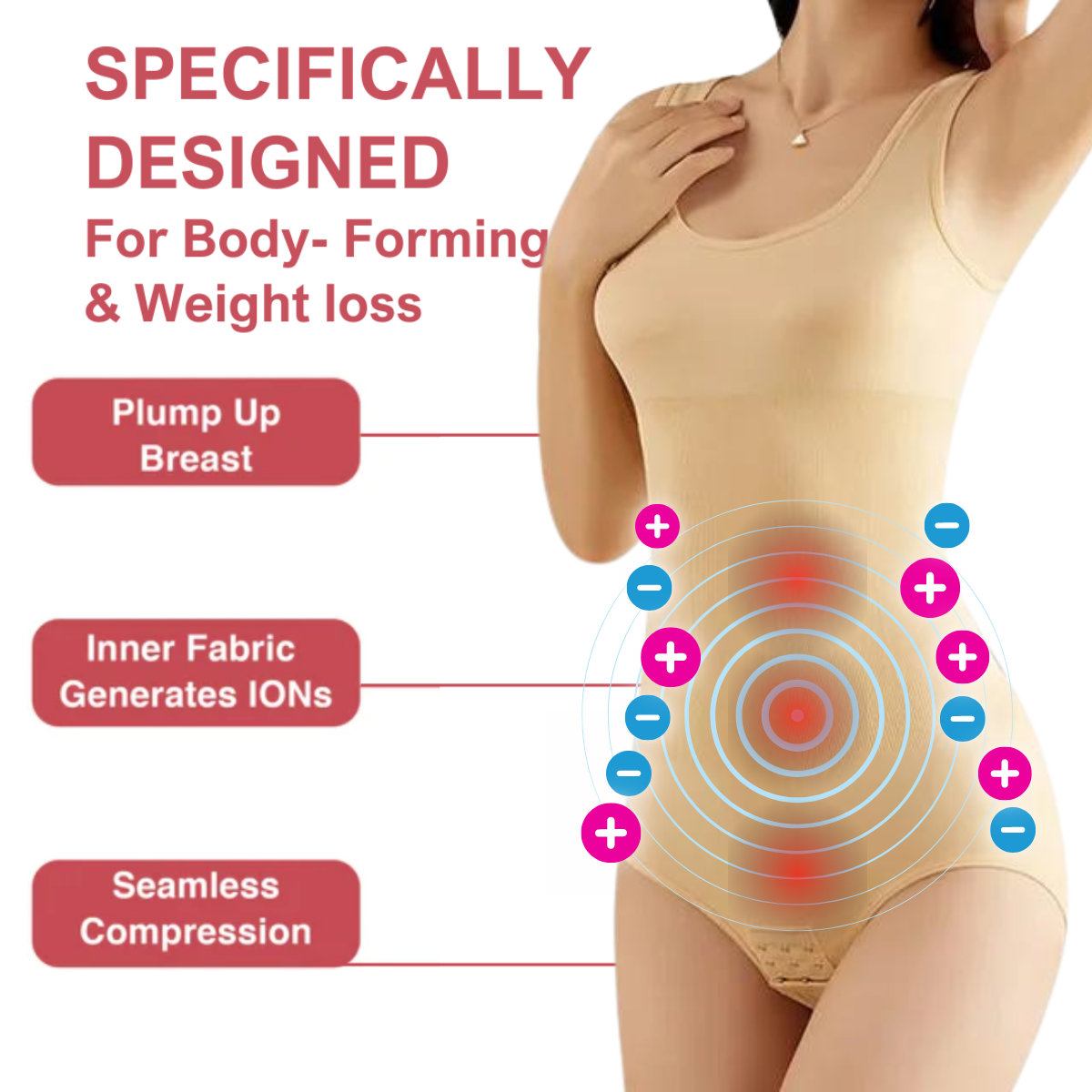 IonsWear™ Hourglass Slimming Bodysuit