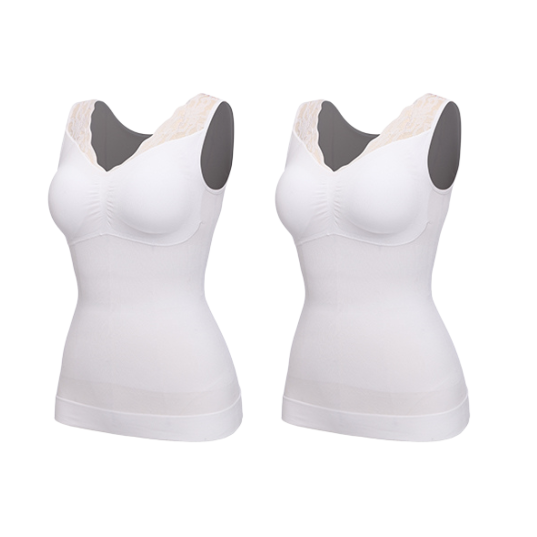 Hourglass Sculpting Vest with  Built-in Bra