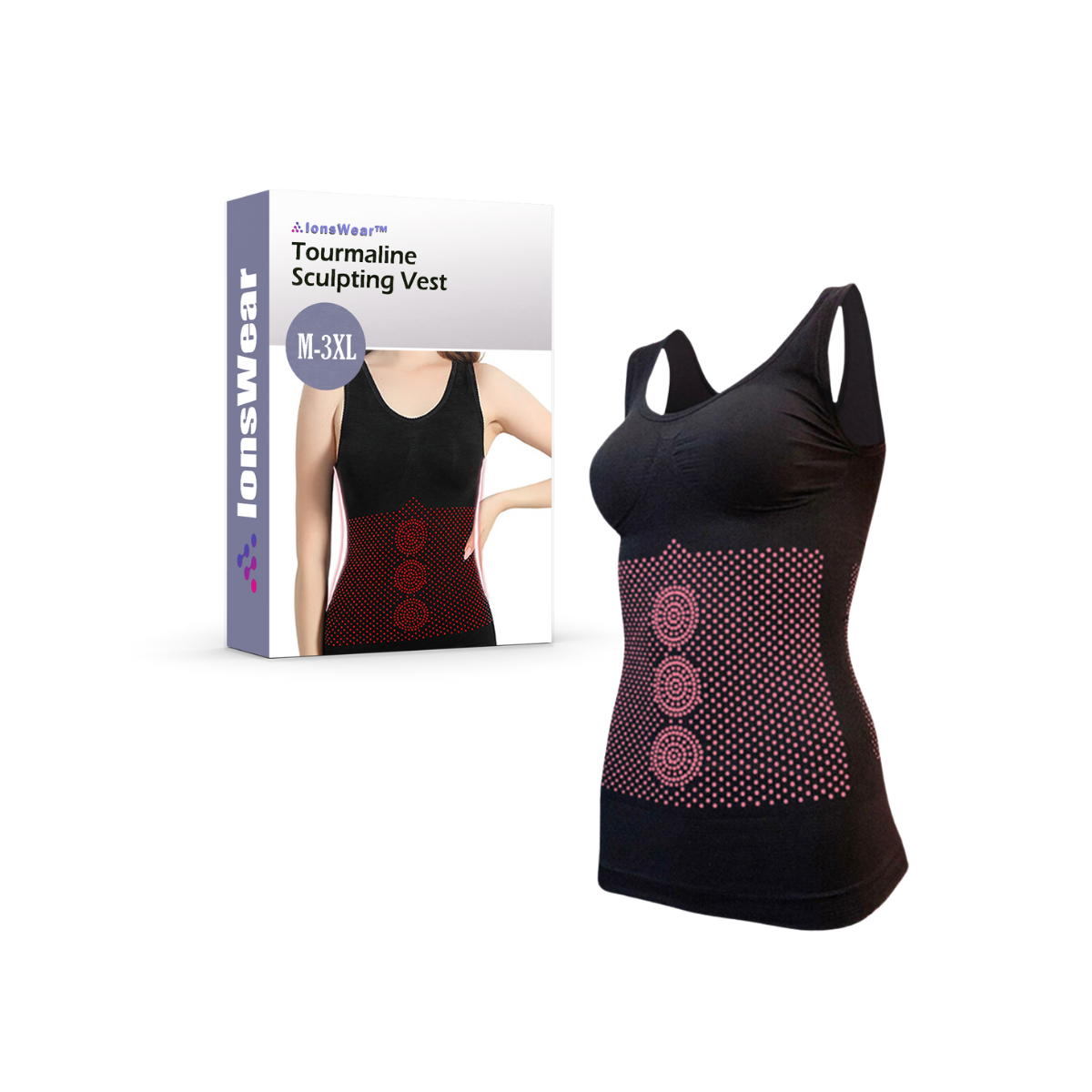 IONsWear™️ Tourmaline Sculpting Vest