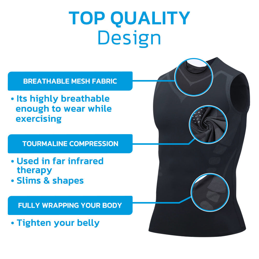 MaxMotion™ MENIONIC Tourmaline Posture Corrector Vest