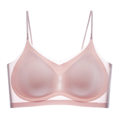 Ultra- Thin Plus Size Ice Silk Comfort Bra