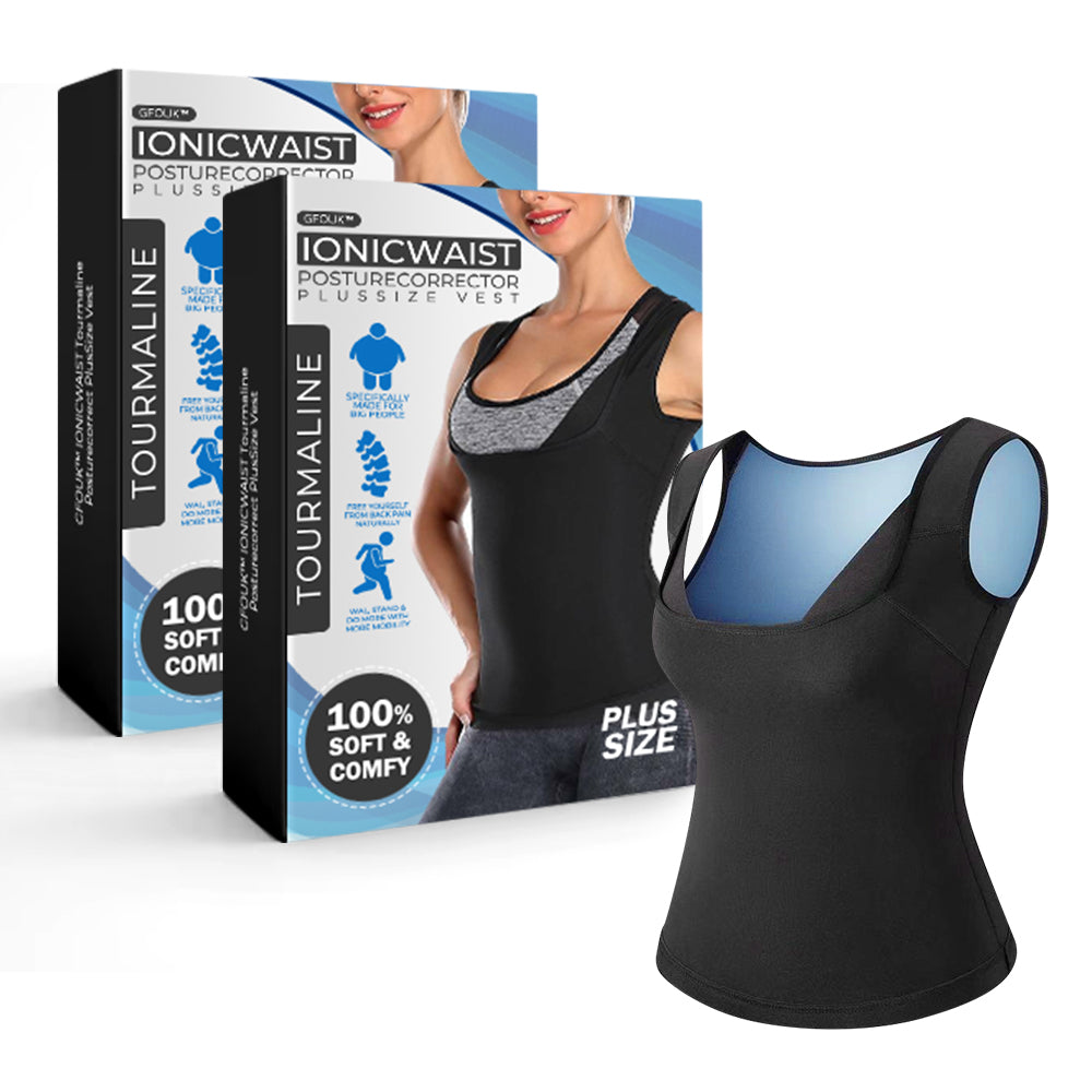 GFOUK™ IONICWAIST Sauna Sweat Suit -  Waist Trainer Body Shaper Vest