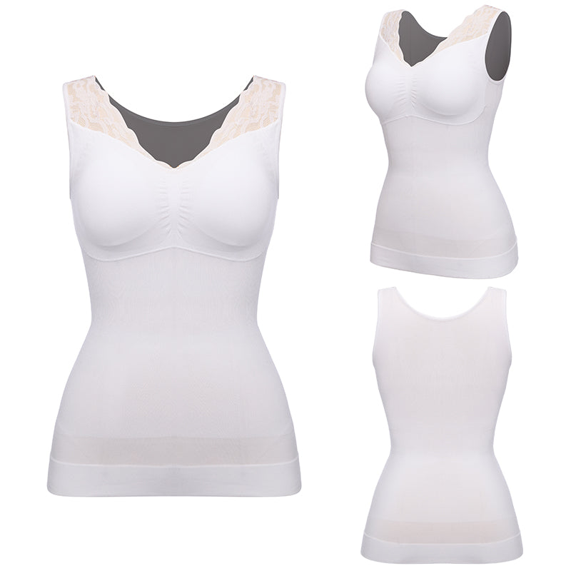 Hourglass Sculpting Vest with  Built-in Bra