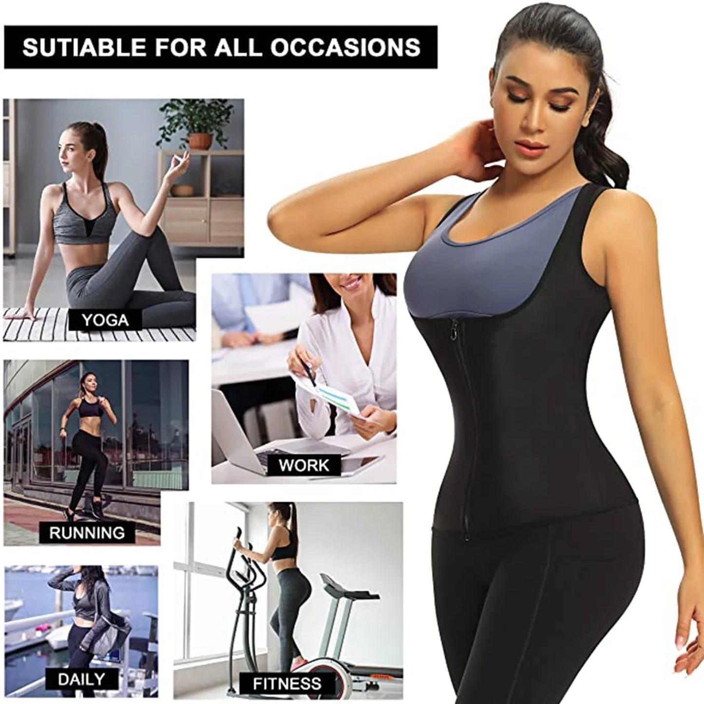 HeatCore™ Sauna Slimming Vest Waist Trainer