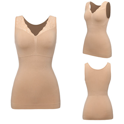 Hourglass Sculpting Vest with  Built-in Bra