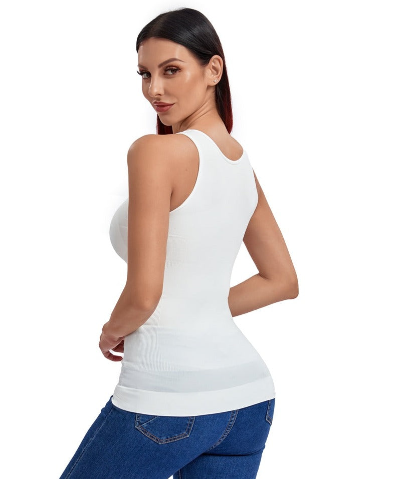 Hourglass Sculpting Vest with  Built-in Bra