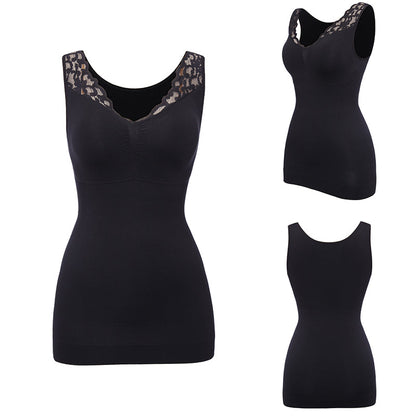 Hourglass Sculpting Vest with  Built-in Bra