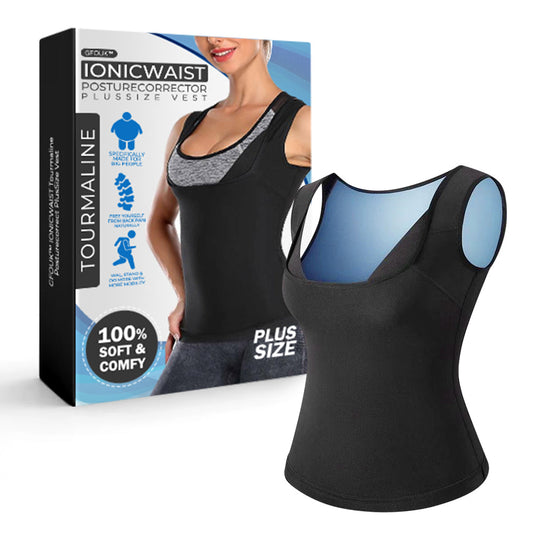 GFOUK™ IONICWAIST Sauna Sweat Suit -  Waist Trainer Body Shaper Vest