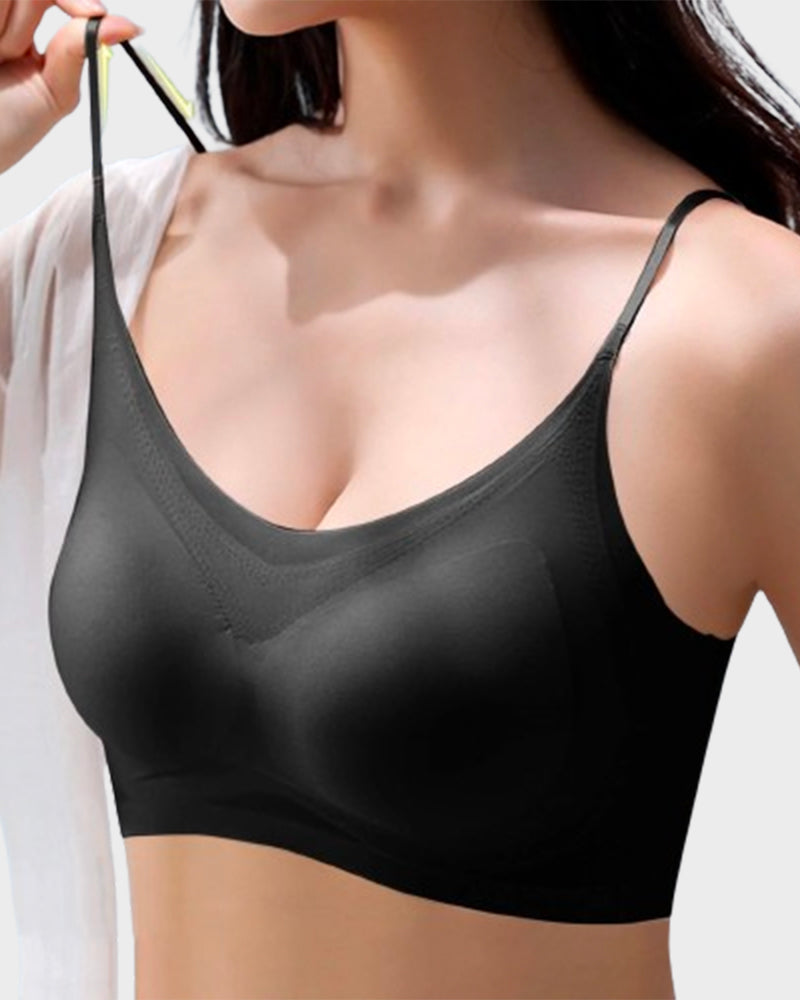 Ultra- Thin Plus Size Ice Silk Comfort Bra