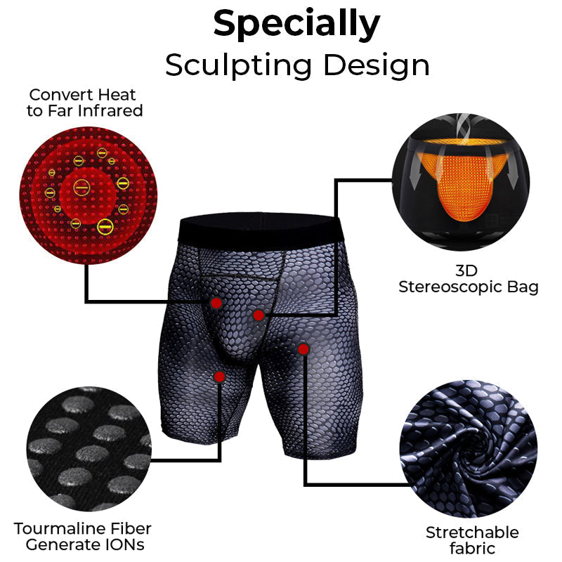 IonsWear™ IONIC Energy Field Therapy Compression Shorts