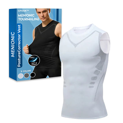 GOFITUK™ IONICMEN Tourmaline PostureCorrector Vest