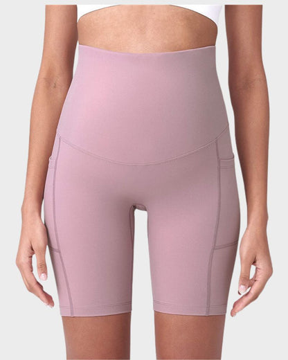 Ultra-Soft Stretchy Maternity Yoga Shorts