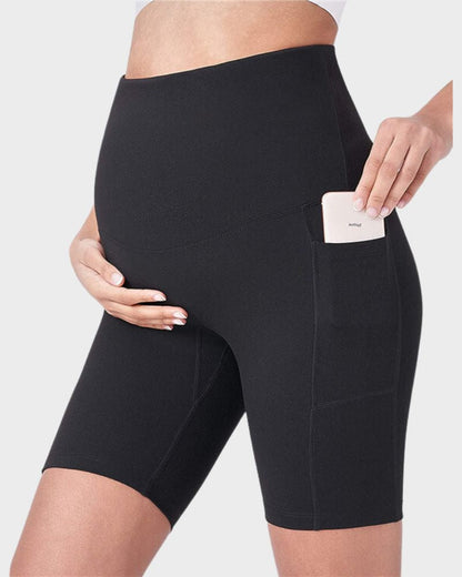 Ultra-Soft Stretchy Maternity Yoga Shorts