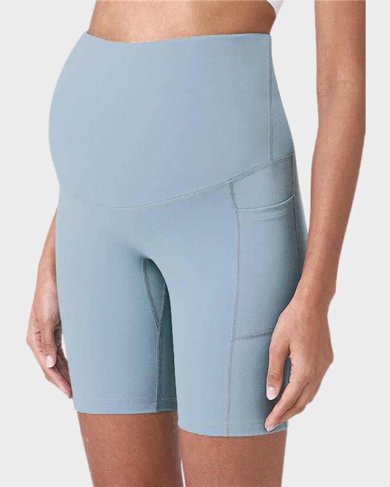 Ultra-Soft Stretchy Maternity Yoga Shorts